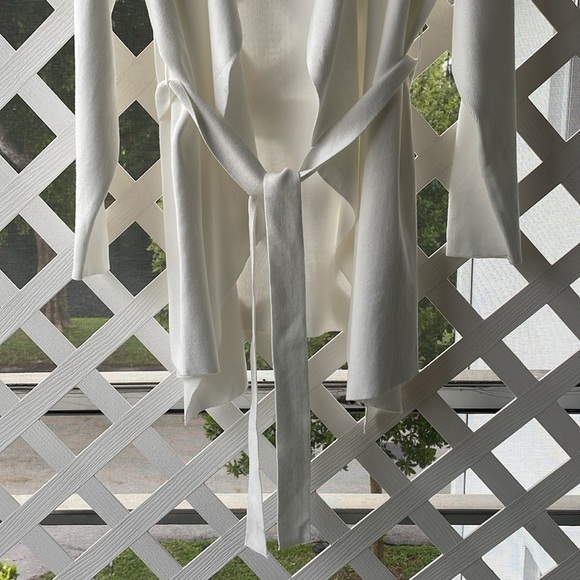 Grace Karin Draped Open-Front Tie-Waist Cardigan - Picture 7 of 14